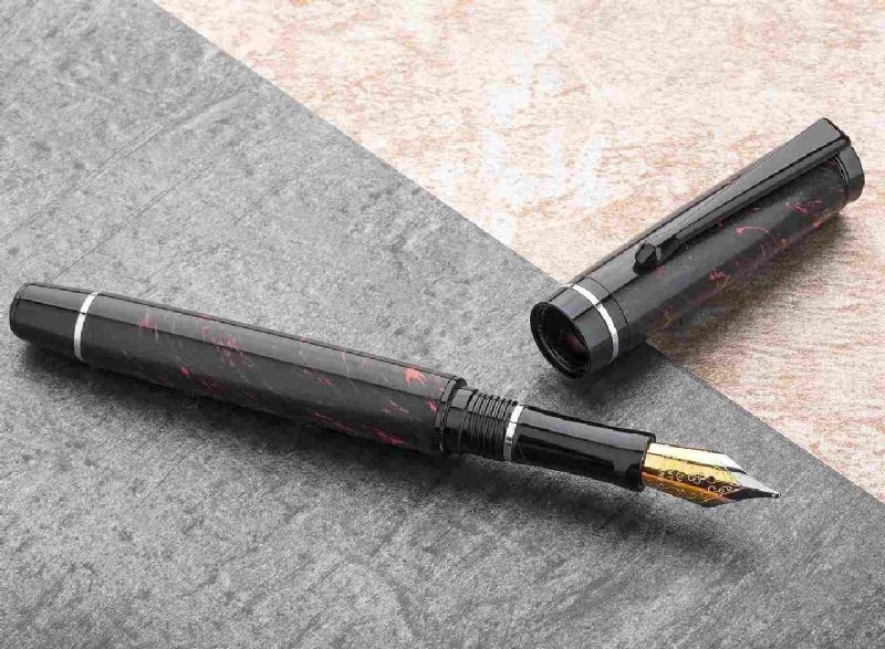 Black & Red - ebonite rod. 60 x 20mm